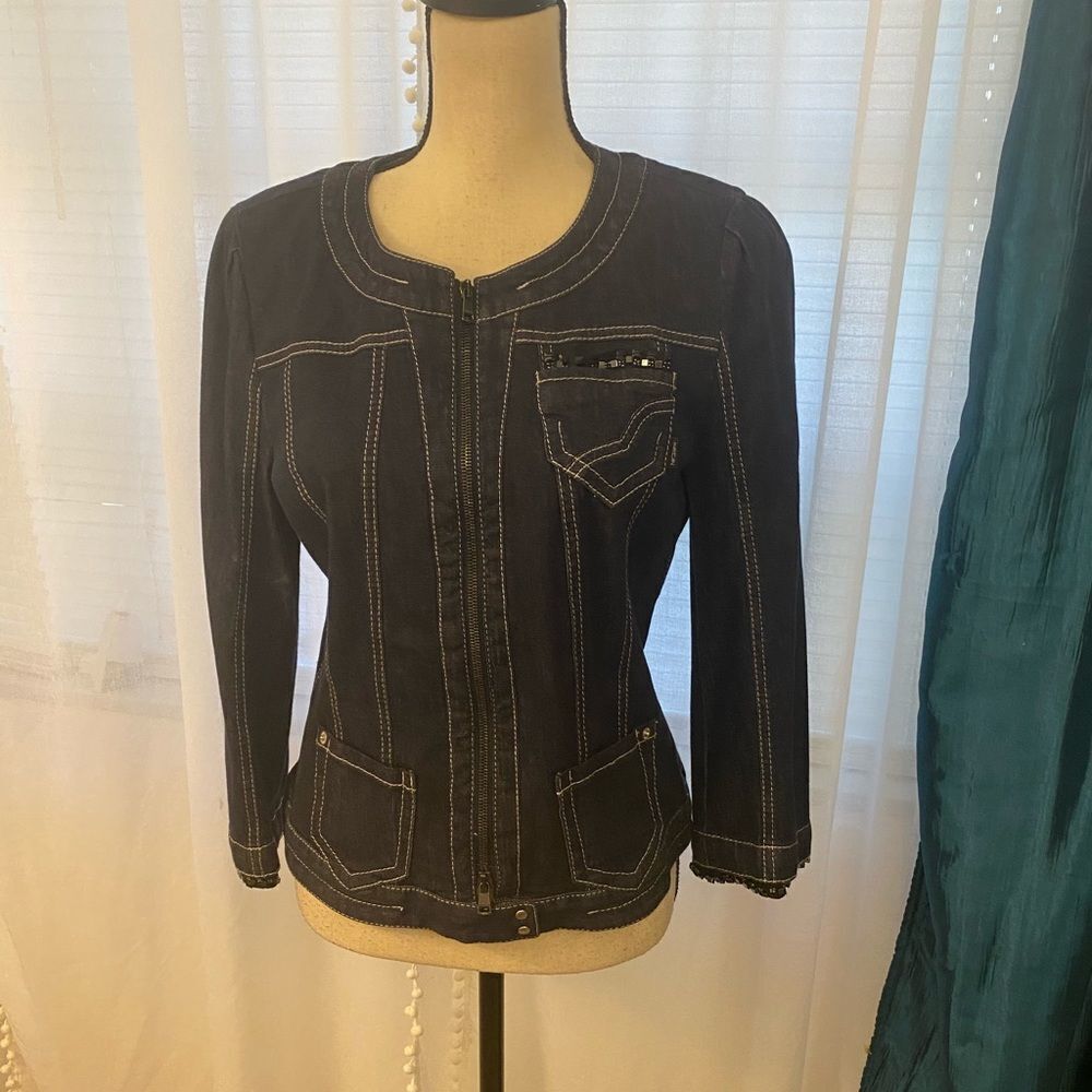 Marc Cain jean jacket, size 4